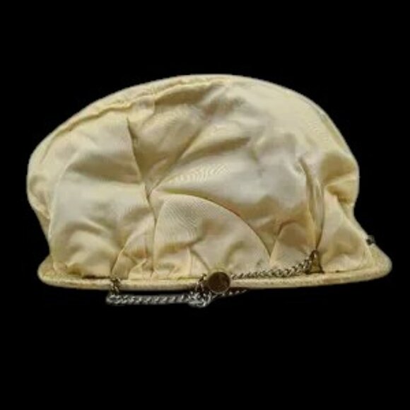 MCM Vintage Brocade Clutch Evening Bag Gold Pink Blue  Purse - Picture 8 of 8